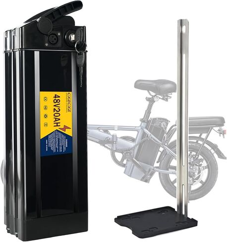 48V20Ah Lithium-Ion Battery - Universal Power Pack for for 250W 350W 500W 700W 900W 1000W Folding Electric Bikes,E-b-IKE Conversion Kit with 20A BMS,Safe Lock in Saudi Arabia