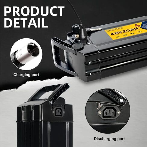 48V20Ah Lithium-Ion Battery - Universal Power Pack for for 250W 350W 500W 700W 900W 1000W Folding Electric Bikes,E-b-IKE Conversion Kit with 20A BMS,Safe Lock in Saudi Arabia