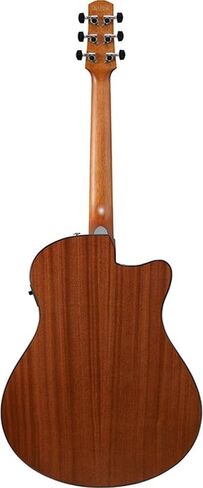Ibanez AAM50LCE Advanced Acoustic Auditorium Left-handed Acoustic-electric Guitar - Open Pore Light Brown Sunburst in Saudi Arabia