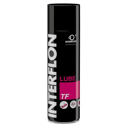 Interflon Lube TF - مادة تشحيم جافة متعددة الاستخدامات وطويلة الأمد - مادة تشحيم غير ملوثة تمنع تآكل الأجزاء المتحركة - تستخدم في تطبيقات التشحيم والصيانة - بخاخ 500 مل in Kuwait