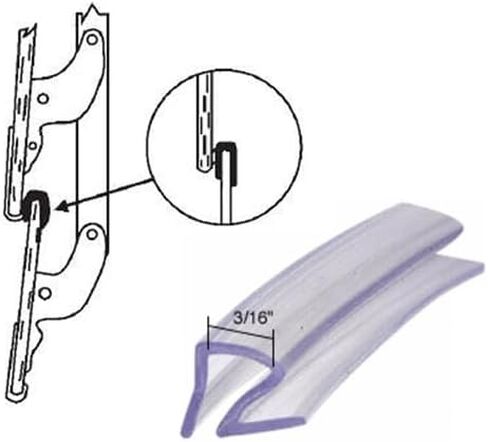 Gordon Glass® جالوزي وختم نافذة اللوفر، شفاف، 15 قدم | جلوزية شفافة وطبقة من الفينيل in Kuwait