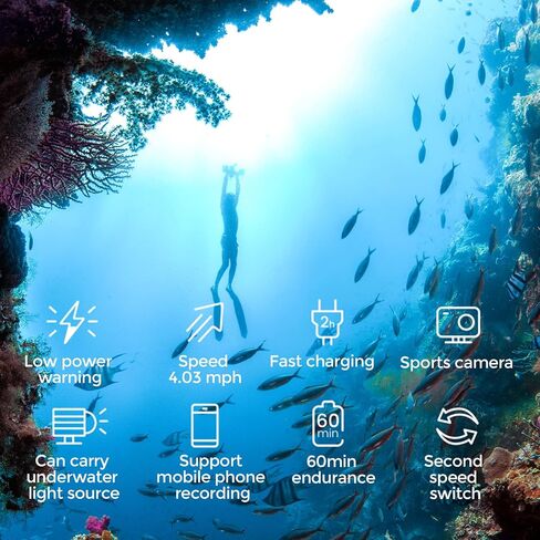 سكوتر subblue Mix Pro تحت الماء مع حافظة هاتف ذكية مقاومة للماء H1+ in Kuwait