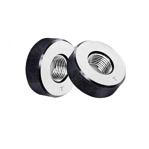 2 Pieces/Set Thread Ring Gauge Pass and Stop Metric 6g M4 M5 M6- M60 Pitch 0.5(M50X0.5 6g) in Kuwait