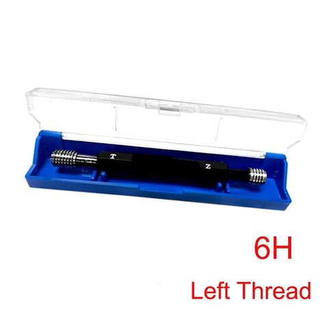 1PCS Steel Double-Ended Hexagonal Handle Left-Hand Thread Gauge 6H M11 M12 M14 M15 M16 M20 - M60 Pitch 2 1.5(M19X1.5L 6H) in Saudi Arabia