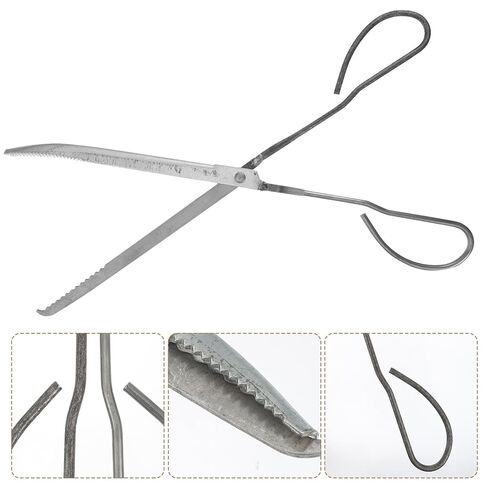 Mobestech Metal Trash Picker Clamp, 1pcs Iron Garbage Gripper Tool with Fish Lifting Clip Function, Suitable for Outdoor Trash Collection and Fishing Use in Saudi Arabia