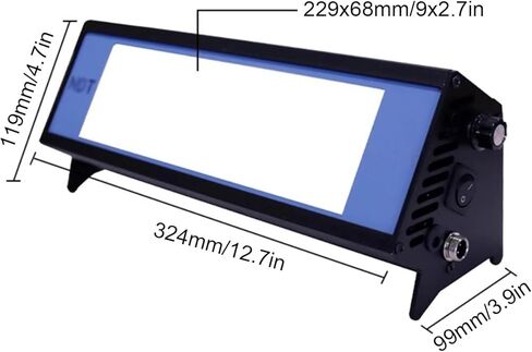Small Industrial LED Film Inspector, Portable X-ray Inspection lamp with Foot Switch and Control Box, high Light Transmittance, for Non-Destructive Testing (L) in Saudi Arabia