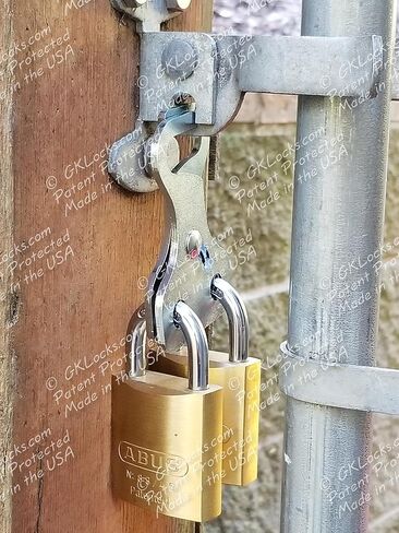 Gate Keeper GM ELEC01 نظام قفل وصول مشترك متعدد المستخدمين، سعة قفلين، مشبك منخفض للبوابات واللوحات الكهربائية، فولاذ مقاوم للطقس، أمان من الدرجة الصناعية، صنع في الولايات المتحدة الأمريكية in Kuwait