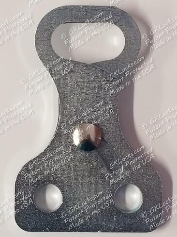 Gate Keeper GM ELEC01 نظام قفل وصول مشترك متعدد المستخدمين، سعة قفلين، مشبك منخفض للبوابات واللوحات الكهربائية، فولاذ مقاوم للطقس، أمان من الدرجة الصناعية، صنع في الولايات المتحدة الأمريكية in Kuwait