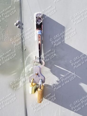 Gate Keeper GM ELEC01 نظام قفل وصول مشترك متعدد المستخدمين، سعة قفلين، مشبك منخفض للبوابات واللوحات الكهربائية، فولاذ مقاوم للطقس، أمان من الدرجة الصناعية، صنع في الولايات المتحدة الأمريكية in Kuwait