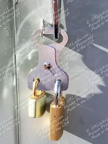 Gate Keeper GM ELEC01 نظام قفل وصول مشترك متعدد المستخدمين، سعة قفلين، مشبك منخفض للبوابات واللوحات الكهربائية، فولاذ مقاوم للطقس، أمان من الدرجة الصناعية، صنع في الولايات المتحدة الأمريكية in Kuwait