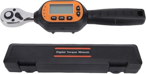Digital Preset Torsion Wrench, LED Backlit Screen, Real Time Readings, With Dual Direction Ratchet Head, 3/8in Torsion Wrench for Efficient Torsion Measurements, Stainless Steel in Kuwait