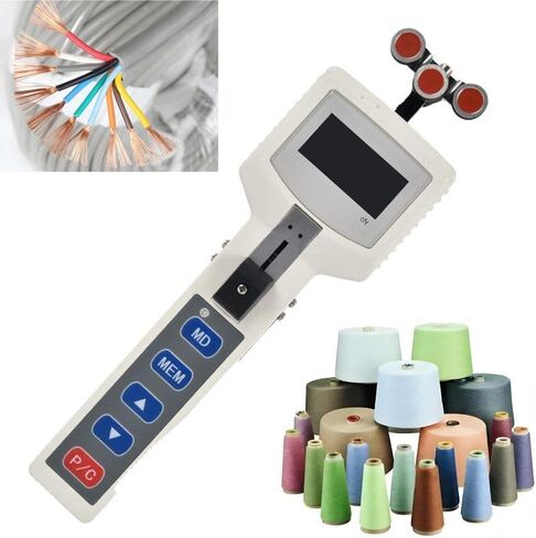 مقياس شد الخيوط المحمول باليد، مقياس شد الأسلاك والخيوط الرقمي، جهاز قياس شد الأسلاك المعدنية مع نطاق شد من 4 إلى 200.0 نيوتن، وظيفة تعديل السماكة، وظيفة اتصال USB in Kuwait