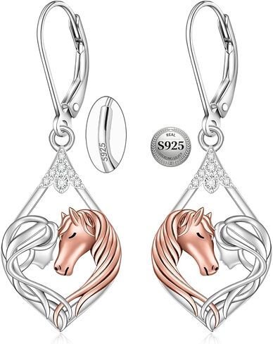 Horse Earrings for Women Horse Earrings Sterling Silver Horse Lover Gifts Earring Western Equestrian Horses Jewelry in Saudi Arabia