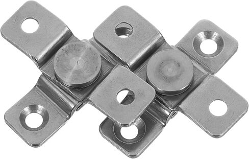 2pcs Stainless Steel Buffer Damping Shaft Hinge with Adjustable 2 Newton Meter Torque, Heavy Duty Concealed Cabinet Door Positioning Friction Pivot Hinge for Quiet and Stable in Saudi Arabia