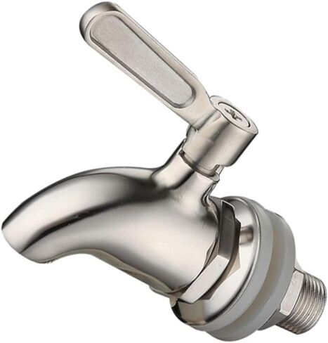 Cabilock 1Pc Stainless Steel Wine Barrel Faucet Rust Drink Dispenser for Wine Beer Juice and Boiling Water Easy to Install Valve for Home Brewing and Beverage in Saudi Arabia
