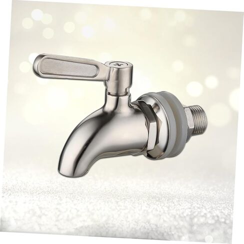 Cabilock 1Pc Stainless Steel Wine Barrel Faucet Rust Drink Dispenser for Wine Beer Juice and Boiling Water Easy to Install Valve for Home Brewing and Beverage in Saudi Arabia