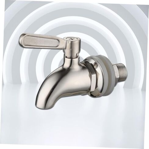 Cabilock 1Pc Stainless Steel Wine Barrel Faucet Rust Drink Dispenser for Wine Beer Juice and Boiling Water Easy to Install Valve for Home Brewing and Beverage in Saudi Arabia