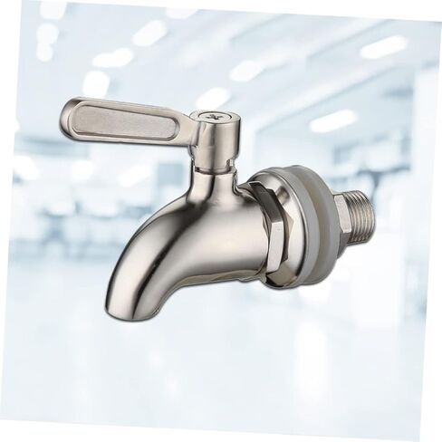 Cabilock 1Pc Stainless Steel Wine Barrel Faucet Rust Drink Dispenser for Wine Beer Juice and Boiling Water Easy to Install Valve for Home Brewing and Beverage in Saudi Arabia