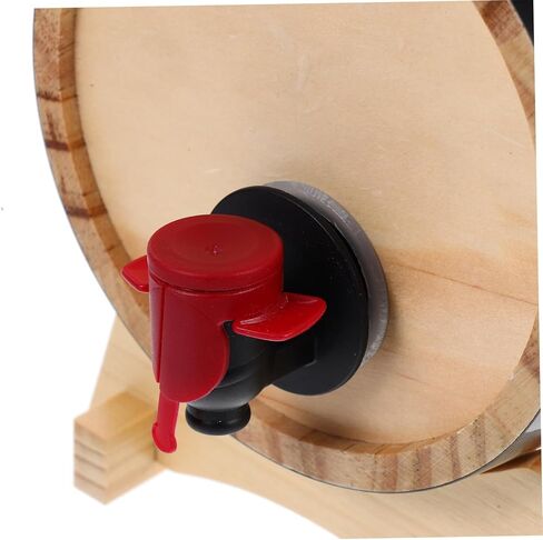 PRETYZOOM Whiskey Barrel Dispenser Oak Aging Barrel with Spigot Tap Unique Decorative Container for Serving Beer Wine Bar Versatile Beverage Storage in Saudi Arabia
