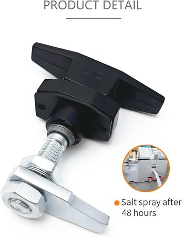 MS309-2 Rotary Tongue Zinc Alloy Lock with T-Handle Protection Equipment Door Device 1Pcs in Saudi Arabia