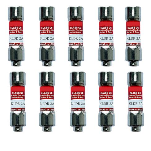 10-Pack New KLDR-2 KLDR-2A 600Vac Time Delay Fuse,KLDR 2A Class CC Cartridge Fuse in Saudi Arabia