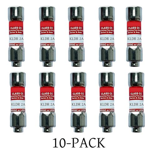 10-Pack New KLDR-2 KLDR-2A 600Vac Time Delay Fuse,KLDR 2A Class CC Cartridge Fuse in Saudi Arabia