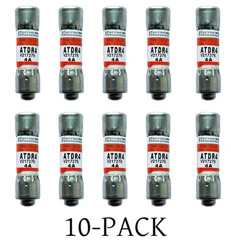 10 عبوات جديدة ATDR4 ATDR-4 ATDR-4A 600Vac فئة تأخير الوقت CC فيوز، ATDR-4A خرطوشة تأخير الوقت فيوز in Kuwait