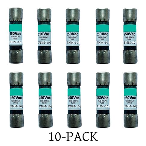 10-حزمة جديدة FNM-10 FNM-10A FNM 10A 250Vac صمامات تأخير الوقت، FNM-10A صمامات خرطوشة رفض الفئة CC الحالية in Kuwait