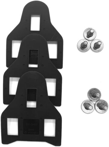 Bike Cleat Spacers for SM-SH20 SPD System Cycling Shoe 1mm and 2mm Pads Cleat Spacers with Mounting Bolts, Black in Saudi Arabia