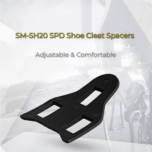Bike Cleat Spacers for SM-SH20 SPD System Cycling Shoe 1mm and 2mm Pads Cleat Spacers with Mounting Bolts, Black in Saudi Arabia