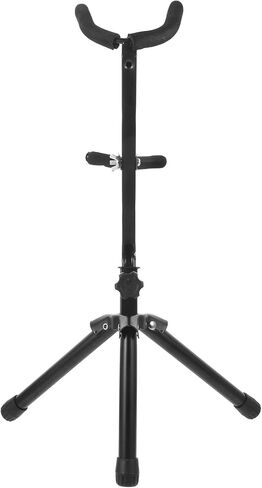 SOLUSTRE Portable Alto Tenor Saxophone Stand Holder, Adjustable Instrument Storage Rack Tripod Base for Secure Saxophone Display and Transport in Saudi Arabia