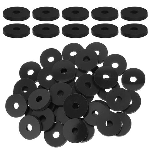 50 Pcs Rubber Washers for Bolts, Black Washers 3/4" OD X 1/4" ID X 1/8 Inch Thickness Heavy Duty Rubber Spacer for Screws Bolts Household Appliances in Saudi Arabia