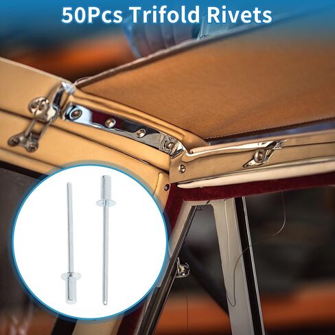 رأس غاطس مسامير إغلاق مغلقة 3.2 مم قطر القبضة 6 مم طول القبضة 6 مم قطر الشفة مجموعة أدوات إصلاح مجموعة متنوعة من الحديد الفضي 50 قطعة in Kuwait