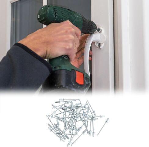 رأس غاطس مسامير إغلاق مغلقة 3.2 مم قطر القبضة 6 مم طول القبضة 6 مم قطر الشفة مجموعة أدوات إصلاح مجموعة متنوعة من الحديد الفضي 50 قطعة in Kuwait