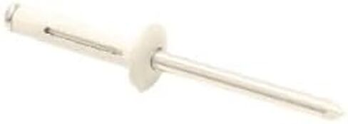 مثبت برشام أبيض ثلاثي التثبيت مقاس 3/16 بوصة × 0.920 بوصة لسياج الفينيل (عبوة من 20 قطعة) in Kuwait