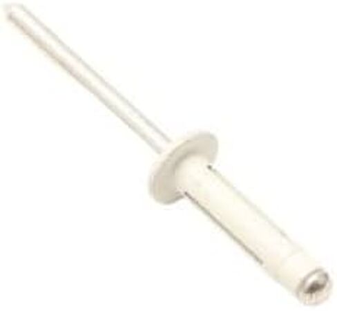 مثبت برشام أبيض ثلاثي التثبيت مقاس 3/16 بوصة × 0.920 بوصة لسياج الفينيل (عبوة من 20 قطعة) in Kuwait