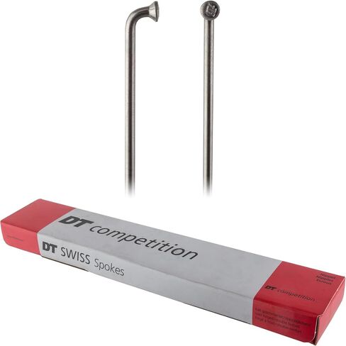 DT Swiss Competition Silver Bicycle Wheel Spokes (2.0/1.8mm, 298mm) in Saudi Arabia