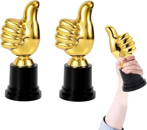 قطعتان من كأس الإبهام، كأس الإبهام الذهبي، جوائز للأطفال، جوائز وجوائز تذكارية، هدايا للفائزين في ألعاب الحفلات، هدايا صغيرة للفائزين في الألعاب، احتفل بالجائزة الأولى in Kuwait