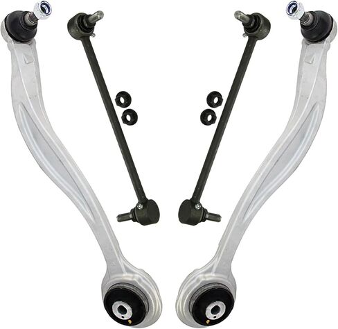 Detroit Axle-مجموعة أذرع التحكم العلوية الخلفية لعام 2002-2009 Chevy Trailblazer SSR GMC Envoy Buick Rainier 9-7x Bravada 2004-2007 Ascender ، 2 أذرع التحكم العليا 2 قضبان التأثير in Kuwait