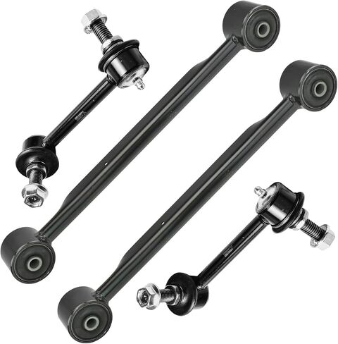 Detroit Axle-مجموعة أذرع التحكم العلوية الخلفية لعام 2002-2009 Chevy Trailblazer SSR GMC Envoy Buick Rainier 9-7x Bravada 2004-2007 Ascender ، 2 أذرع التحكم العليا 2 قضبان التأثير in Saudi Arabia