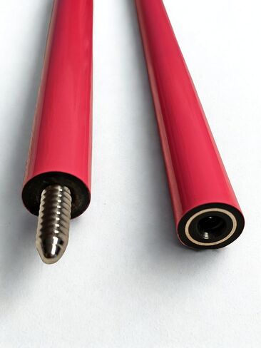 Stealth Cues 55" Pink Power Break Cue – 25 oz Heavy Short Break Stick with Bakelite Tip, Dooley Handle, 12.5 mm Phenolic Hard Tip,Pink Maple Shaft 5/16 x 18 Joint. Shorter for Powerful Breaks. in Saudi Arabia