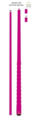 Stealth Cues 55" Pink Power Break Cue – 25 oz Heavy Short Break Stick with Bakelite Tip, Dooley Handle, 12.5 mm Phenolic Hard Tip,Pink Maple Shaft 5/16 x 18 Joint. Shorter for Powerful Breaks. in Saudi Arabia