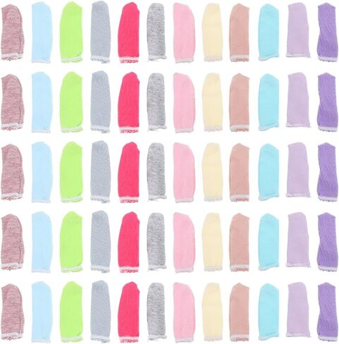 Cotton Finger Covers Protective Finger Cots Breathable Wear-Resistant Protectors for Working Sewing Gardening Daily Use 2.36X0.98X0.11In in Saudi Arabia