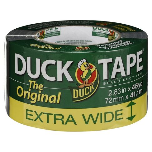 شريط لاصق أصلي متعدد الأغراض من العلامة التجارية Duck، 2.83 بوصة × 45 ياردة. (فضي) in Saudi Arabia