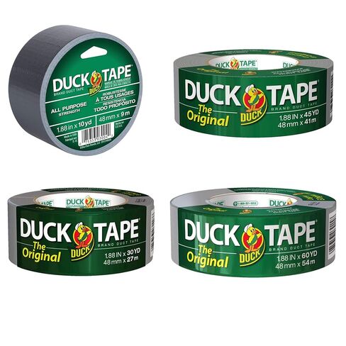 شريط لاصق أصلي متعدد الأغراض من العلامة التجارية Duck، 2.83 بوصة × 45 ياردة. (فضي) in Saudi Arabia