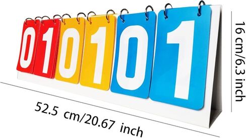 حافظة نقاط لوحة النتائج فليب لوحة النتائج قلابة لأنشطة الفصل الدراسي P.E، أحمر أصفر أزرق in Kuwait