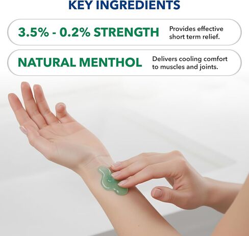Arctic Relief Gel, Soothing Cooling with Menthol for Sore Joints, Muscles, Back Pain, 4 oz in Saudi Arabia