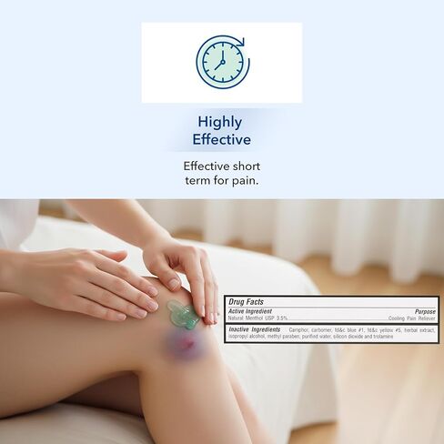 Arctic Relief Gel, Soothing Cooling with Menthol for Sore Joints, Muscles, Back Pain, 4 oz in Saudi Arabia