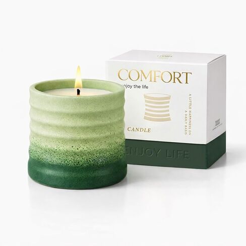 Wild Berry Grove Scented Soy Candle – Decorative Gradient Ceramic Jar Candle, Non Toxic Aromatherapy Candle, Long Lasting Candle Gift for Women, Home Decor in Saudi Arabia
