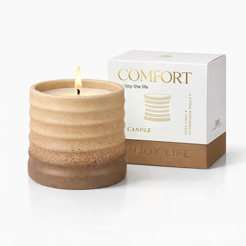 Wild Berry Grove Scented Soy Candle – Decorative Gradient Ceramic Jar Candle, Non Toxic Aromatherapy Candle, Long Lasting Candle Gift for Women, Home Decor in Saudi Arabia